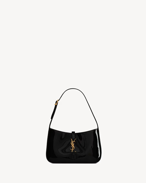 YSL - le 5 à 7 en cuir verni noir